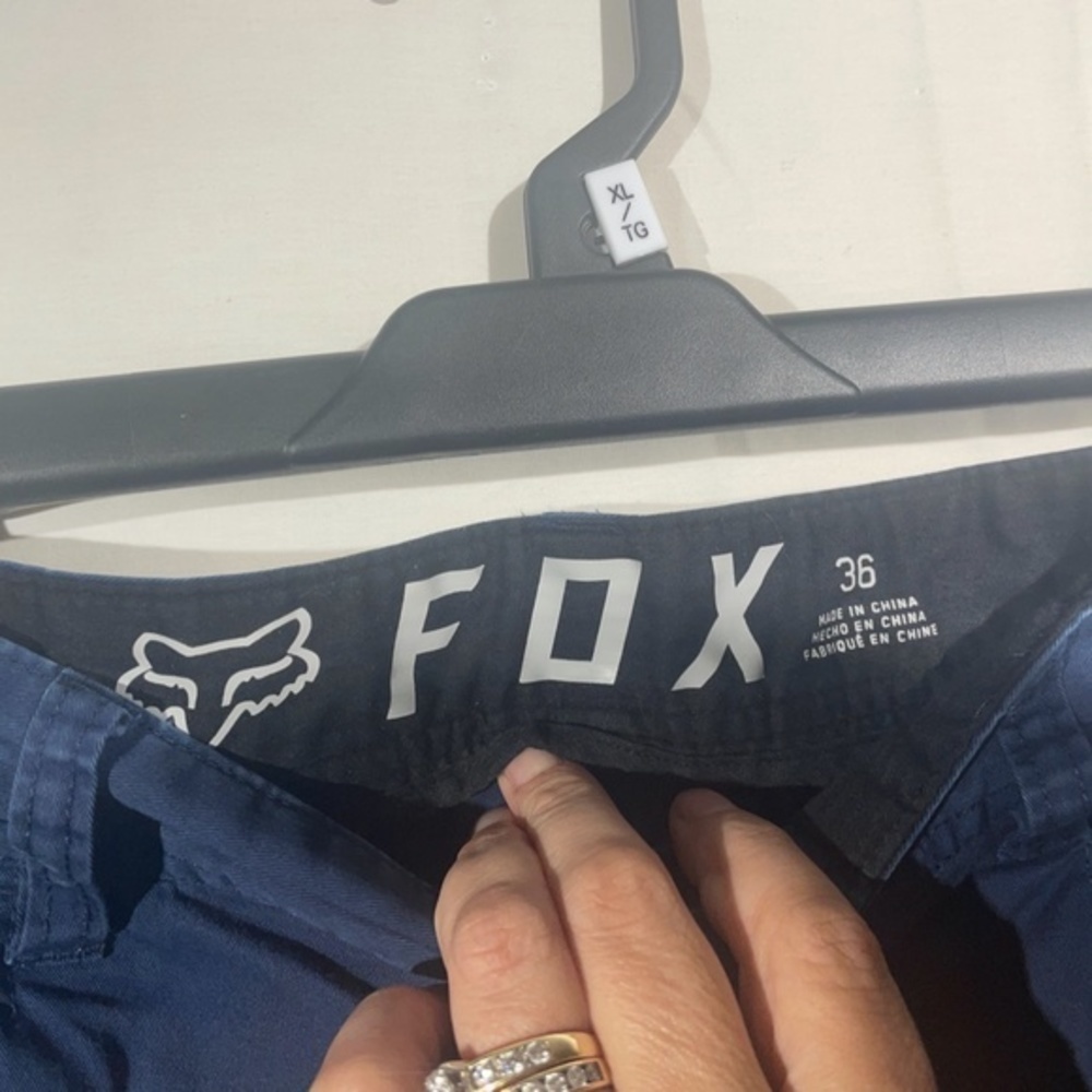 Fox Head Men's Stretch Chino Short Navy Blue Size 36 - Picture 4 of 14
